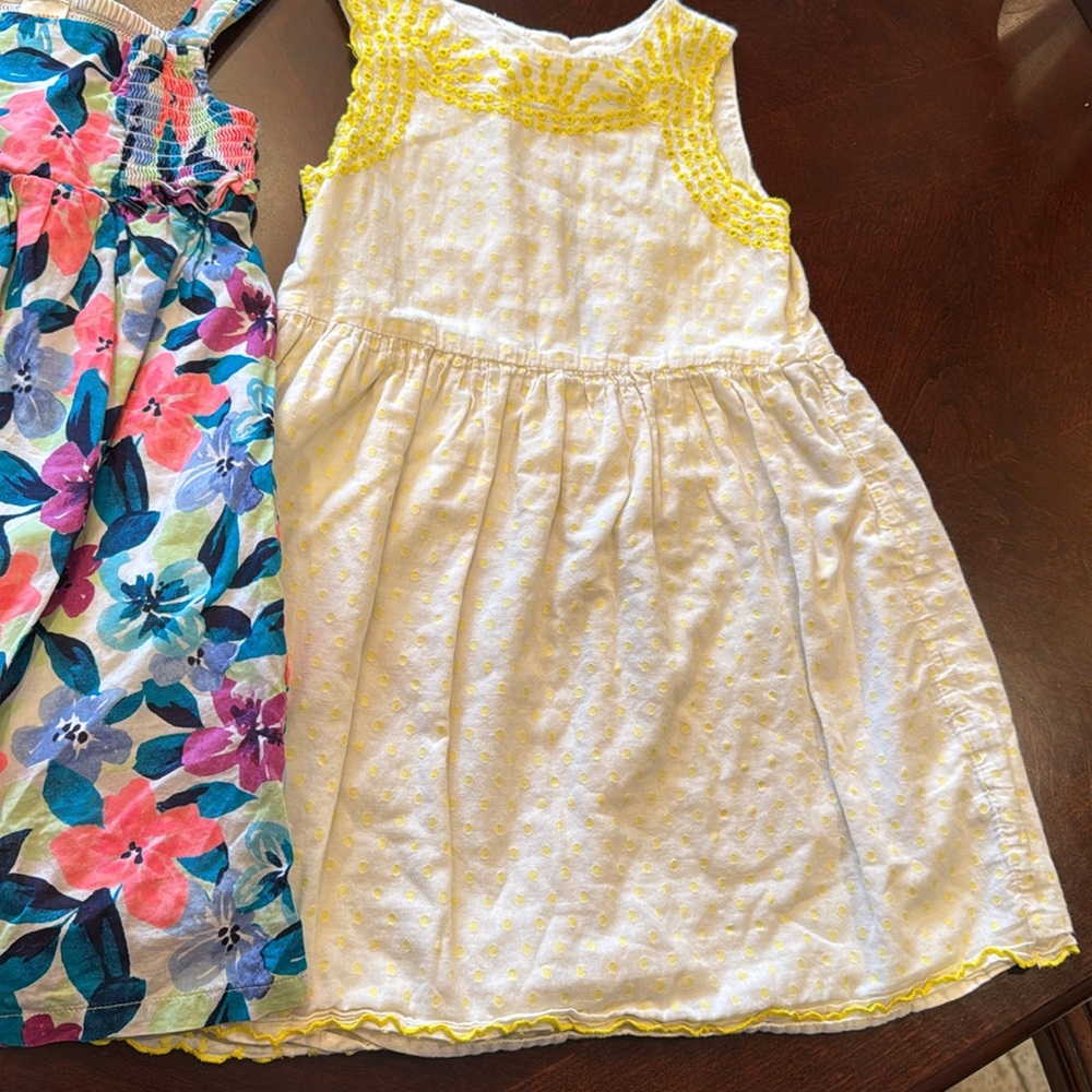 Bundle Of 2 Girl’s Dresses Baby Gap 5yrs Polka Dot Eyelet and Gymboree F… - Picture 3 of 13